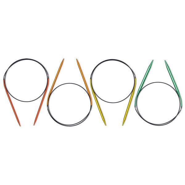 Спицы круговые 80 см, 4 шт, ассорти 4.5-7.0, Prym 211981