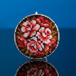 Набор для вышивания бисером Кроше (Радуга бисера) В715, Талисман Жостово 8х8см