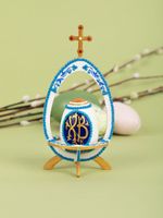 Подставка под яйцо фанера 6.6х6.6х14 см, с Крестом, Mr.Carving КЛ-23