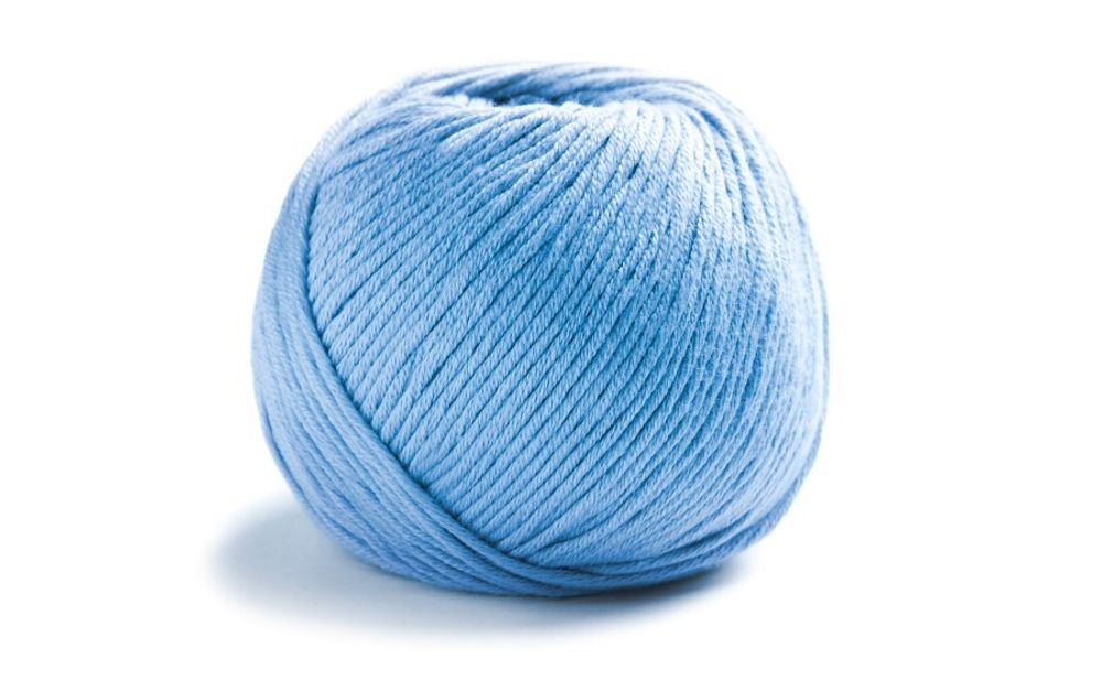 Пряжа Lamana Cosma (Ламана Косма), 50г, 100м, 43, pastellblau, голубой