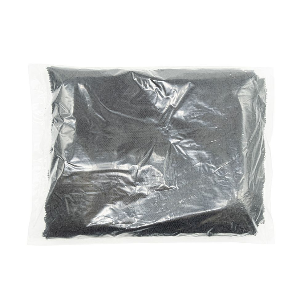 Кружево бельевое эластичное 230 мм / 10 м, черный, S090728