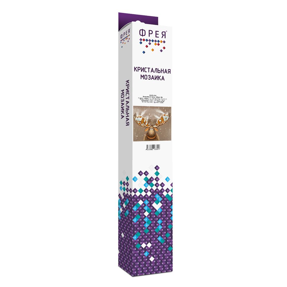 Алмазная (кристальная) мозаика Фрея, Волшебный лось, 45х40 см