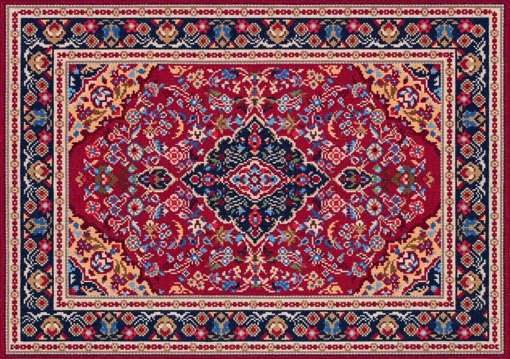 Набор для вышивания нитками Panna, Золотая серия. Ковер, 40х57 см