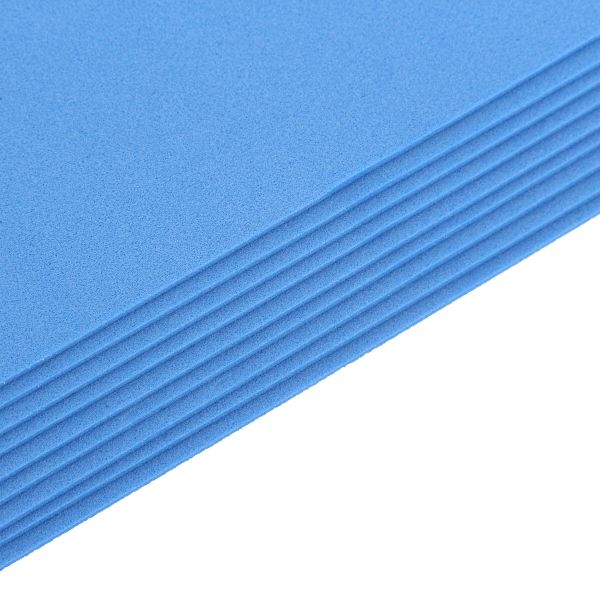 Фоамиран EVA-1010, 10 шт, 20х30 см, 1 мм., Astra&Craft (ZK-014/BK046 св.голубой)