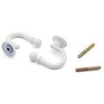 Крючок-держатель для подхватов 35 мм, металл, 9 золото/белый, A681(K-12)