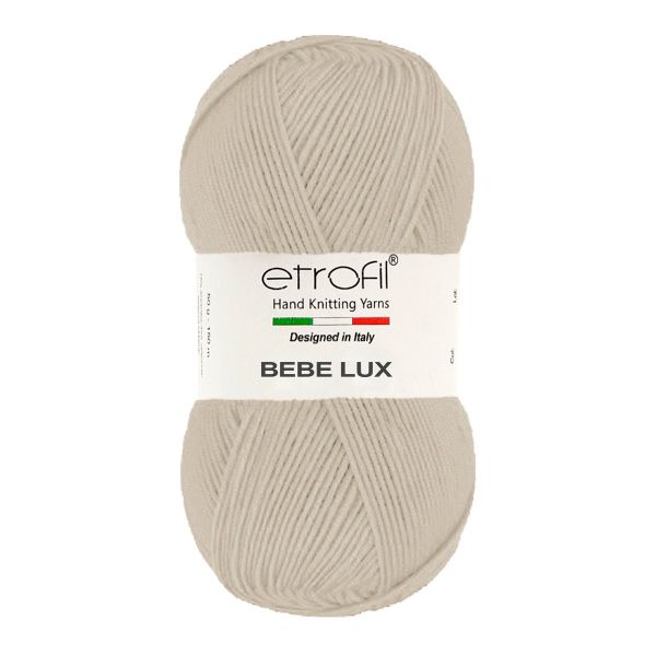 Пряжа Etrofil (Этрофил) Baby Lux / уп.5 мот. по 100 г, 250м, 70725 бежевый