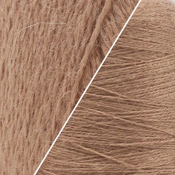 Пряжа Astra Premium (Астра Премиум) Пух норки / уп.1 мот. по 50 г, 290 м, 029 светлый каштан