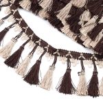 Бахрома отделочная 115.0 мм / 10 метров, с кистями, (195-200), 878