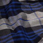 Фланель рубашечная 150 г/м², 150 см / 2 метра, TBY.Fl.T390.2, цв.390 синий