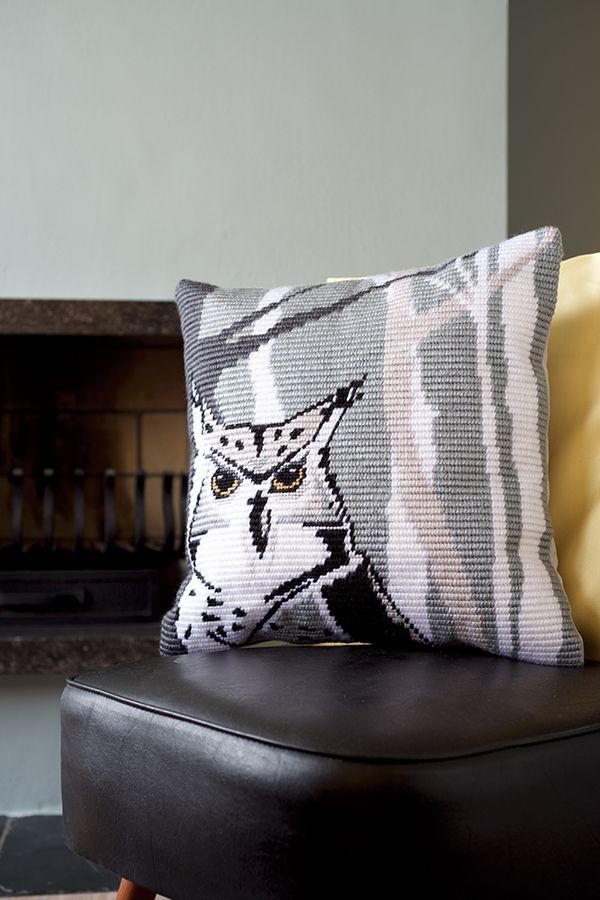 Набор для вышивания нитками Vervaco, Филин Гелла