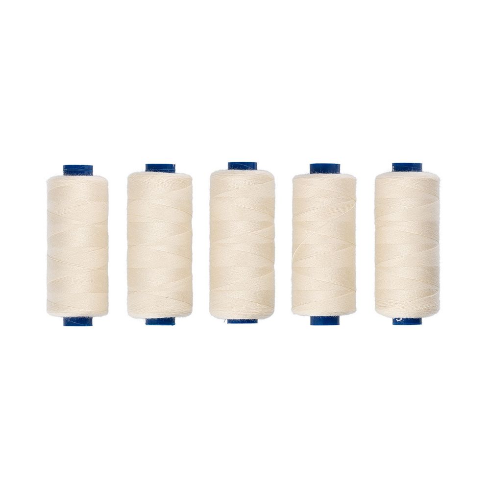 Нитки швейные бытовые Gamma 40/2, 365 м / 5 кат, №126 кремовый