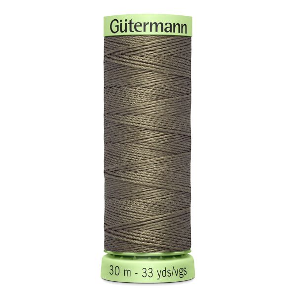 Нитки отделочные Gutermann Top Stitch, 30м, 727 дымчато серо-зеленый, 5 катушек