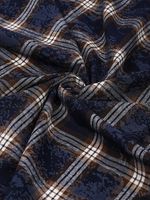 Фланель рубашечная вареная 150 г/м², 150 см / 2 метра, TBY.Fl.C751 синий