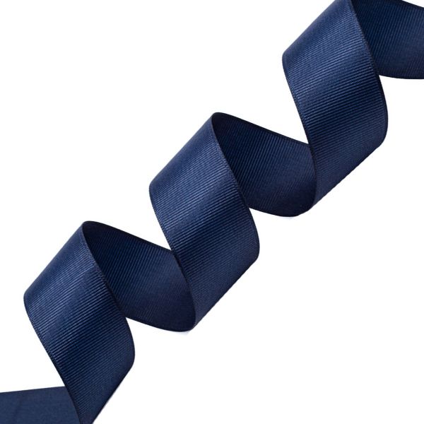 Лента репсовая (в рубчик) 30.0 мм, 159 индиго, уп.18,28 м