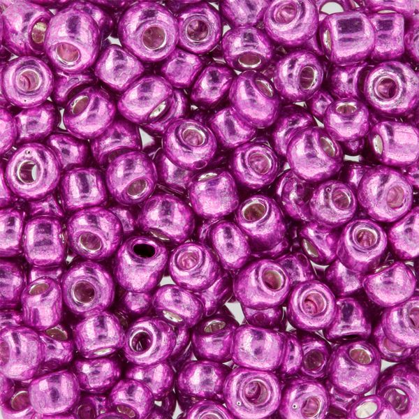 Бисер Zlatka 8/0 (2.9 мм), 100 г (10х10 г), №0566 т.розовый, GR