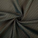 Ткань подкладочная (таффета) с рисунком 96 г/м², 100х145 см, 063 коричнево- черный (ромб), Gamma JTR