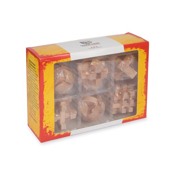 Набор Головоломок деревянных, 1 шт, №1 57 элемент, Delfbrick DLS-23