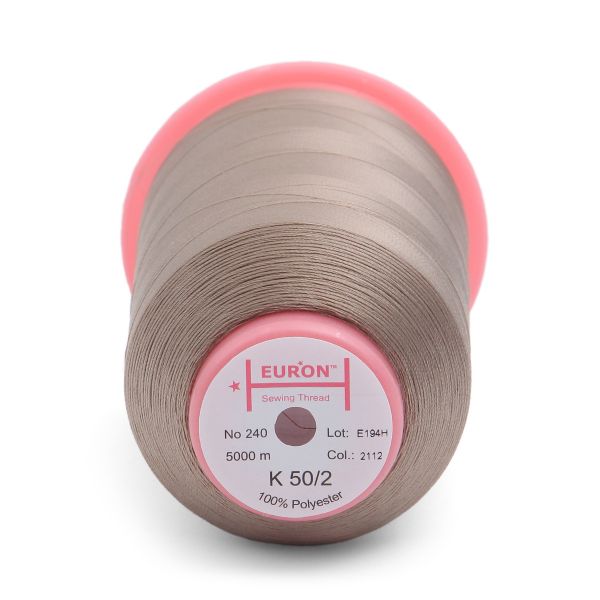 Нитки швейные Euron K 50/2 №240 5000м (2112)