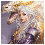 Набор для вышивания нитками LetiStitch L8107, Связь 25х25см