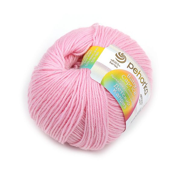 Пряжа Пехорка Детский каприз / уп.10 мот. по 50 г, 225 м, 180 св.бегония