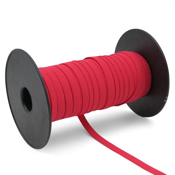 Резинка бельевая (бретелечная) матовая 8.0 мм / 50 метров, красный, (МL195.008)