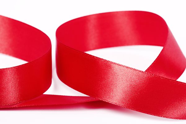 Лента атласная 1-сторонняя 25.0 мм / 33±2 метра, 112 т.красный, Gamma