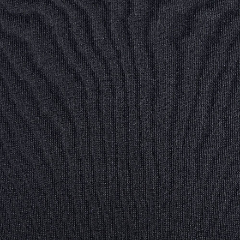 Кашкорсе трикотажное полотно 400 г/м², 60+60 см, тем.синий меланж, 60м /TOS/