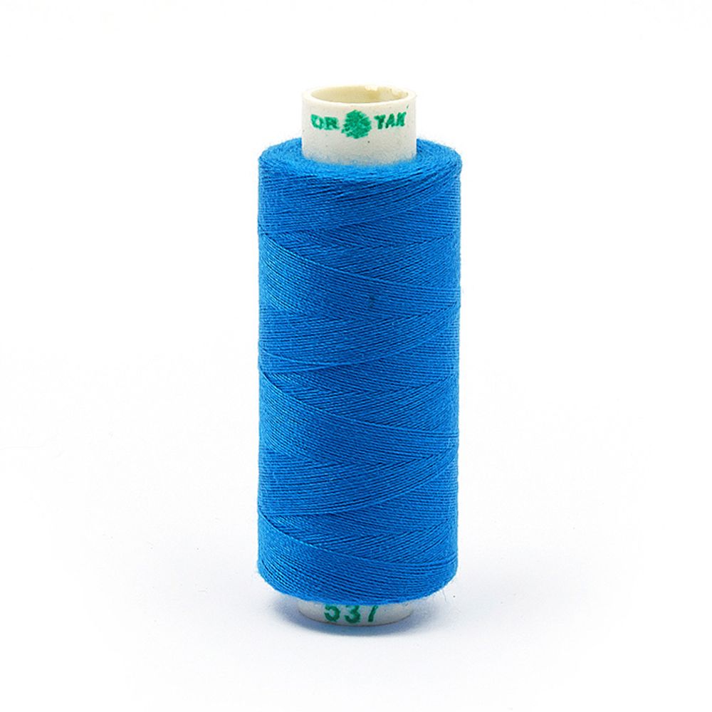 Нитки швейные бытовые Dor Tak 40/2, 366 м / 10 кат., 537 синий
