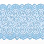 Кружево бельевое эластичное 180 мм / 3 м, TBY.L1351, цв.L3090 голубой, Kruzhevo
