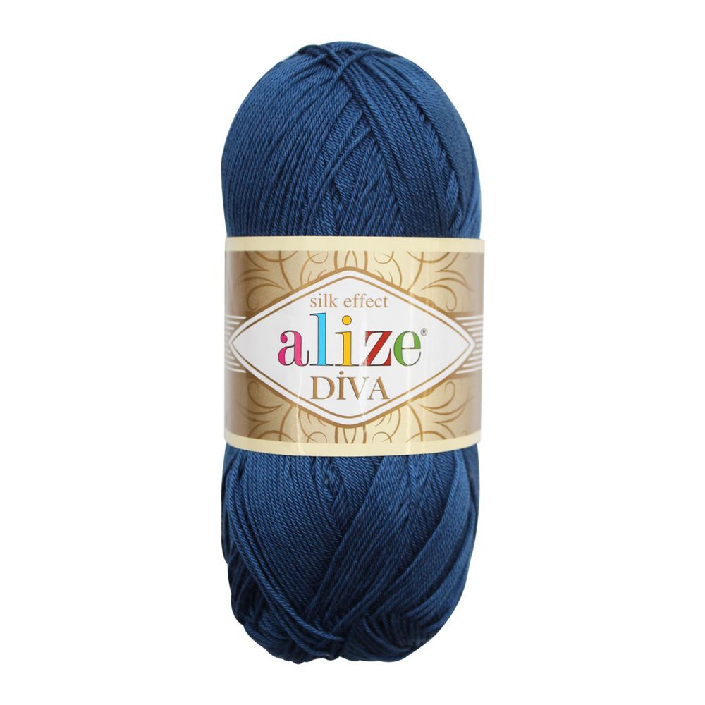 Пряжа Alize (Ализе) Diva / уп.5 мот. по 100 г, 350м, 279 джинс А