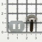 Пукля КД 0946 (бл/никель), 100 шт