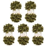 Пряжа Alize (Ализе) Puffy / уп.5 мот. по 100 г, 9м, 620 лесной зеленый