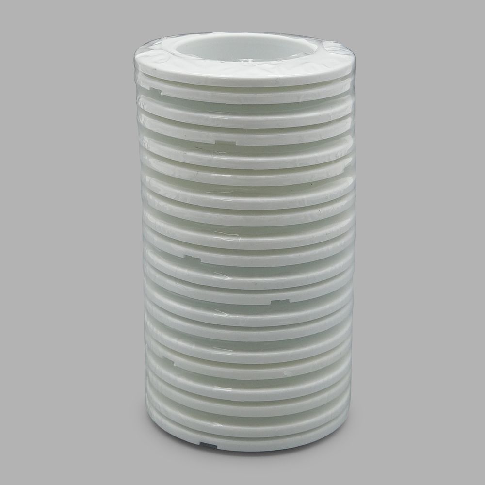 Люверсы шторные ⌀35 мм, с многоуровневым замком цвет № 16 молочный, 10 шт