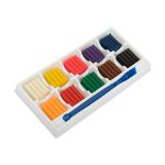 Пластилин восковой 120 г, 10 цв, Лео LMCW-0110