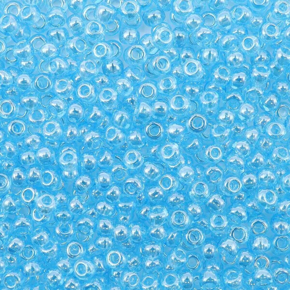 Бисер Preciosa прозрачный блестящий, круг.отв., 500г, (66000)331-19001/10/0