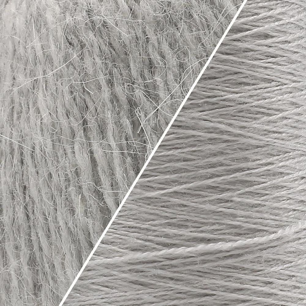 Пряжа Astra Premium (Астра Премиум) Пух норки / уп.1 мот. по 50 г, 290 м, 02 жемчужный