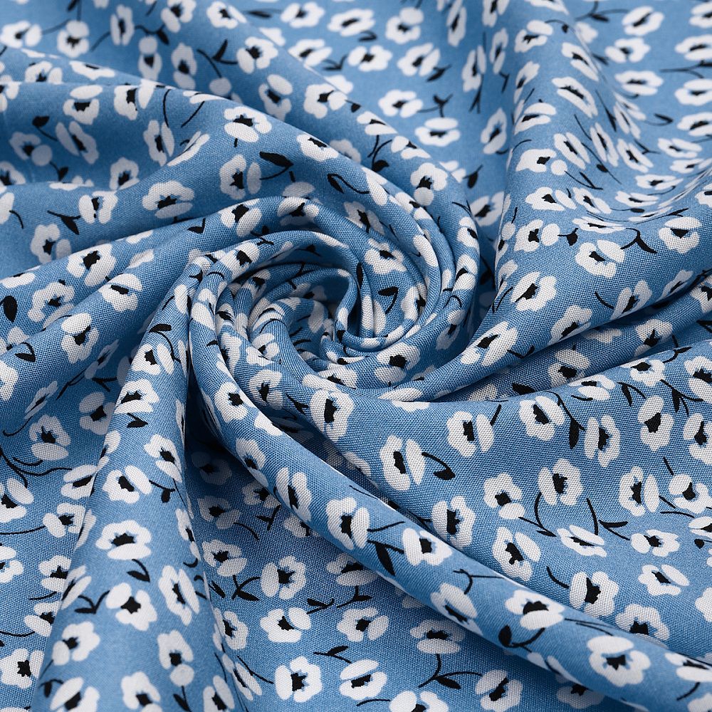 Штапель 90 г/м², 145 см / 2 метра, TBY Vi-E1350-4 цв.E1350-4