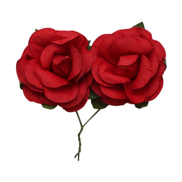 Цветы искусственные декоративные 4,3х2см, 6 шт, Астра, E20 красный