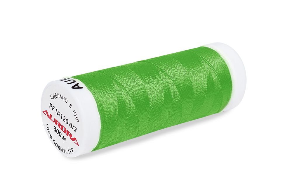 Нитки для креативных работ Aurora №120, 300 м, цв. PF229, 5 катушек