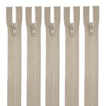 Молния трактор Arta Т6 (6 мм) 2 зам., разъем., 70 см, цв. 105 св.бежевый, уп.5 шт