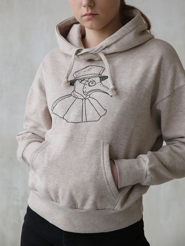 Набор для вышивания нитками Panna, Живая картина, Чумной доктор, 22х21 см