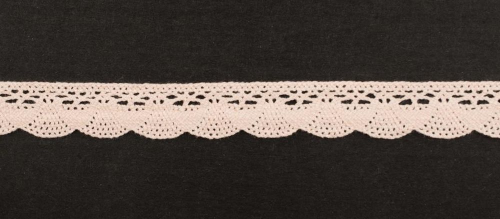 Кружево вязаное (тесьма) 20 мм, цв.нежно-розовый, Alfa, 25 метров, AF-151-024 Кружево вязаное (тесьма) 20 мм, цв.нежно-розовый, Alfa, 25 метров, AF-151-024