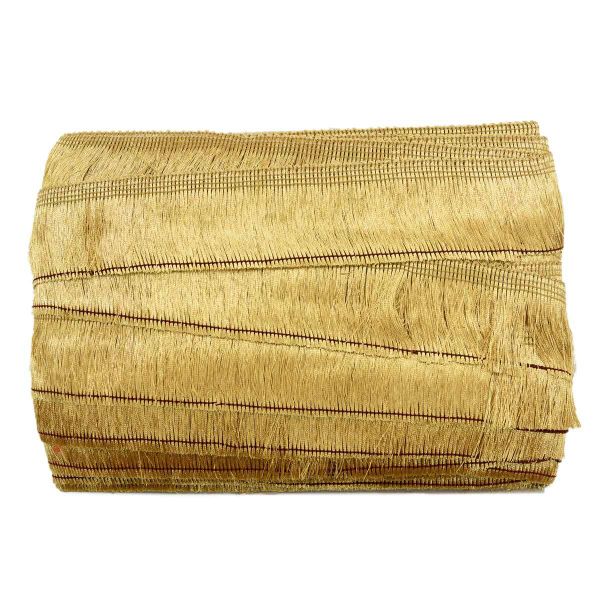 Бахрома отделочная 38.0 мм / 25 метров, металлизированная, цв.золото