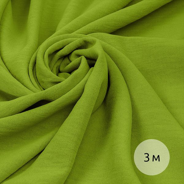 Лен Манго 160 г/м², 150 см / 3 метра, TBY.Mg.12.3, цв.св.оливка