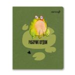 Тетрадь ученическая общая, твин лак, A5+ 48 л. на скобе 65 г/м², белизна 100 %, 10 шт, клетка, 00999 КВАзавры, Светоч 48Т12