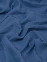 Муслин 125 г/м², 130 см / 2 метра, TBY.Mus.24723.55.2, цв.55 джинс