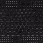 Ткань шитьё (прошва) 150х135 см, черный, Gamma YFAS-981