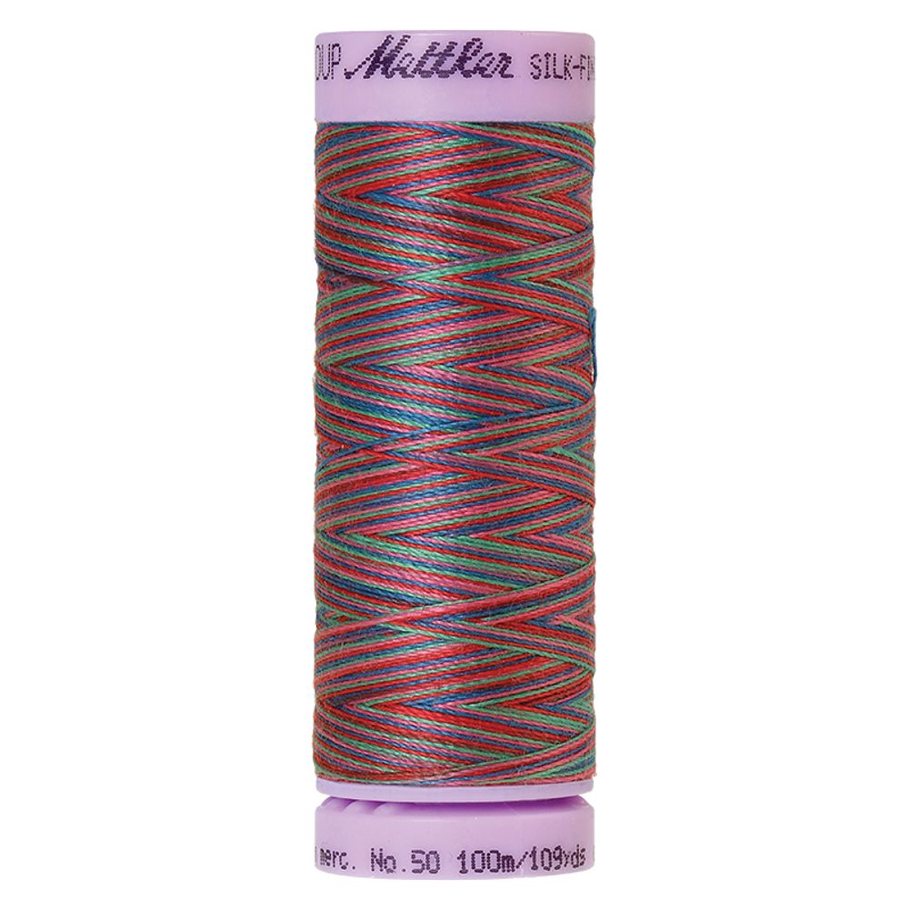 Нитки хлопковые отделочные Mettler Silk-Finish multi Cotton 50, 100 м, 9836, 5 катушек