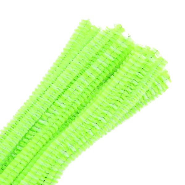 Проволока синельная двухцветная 6 мм / 300мм, 30 шт, Astra&Craft (B-060 белый/салатовый)