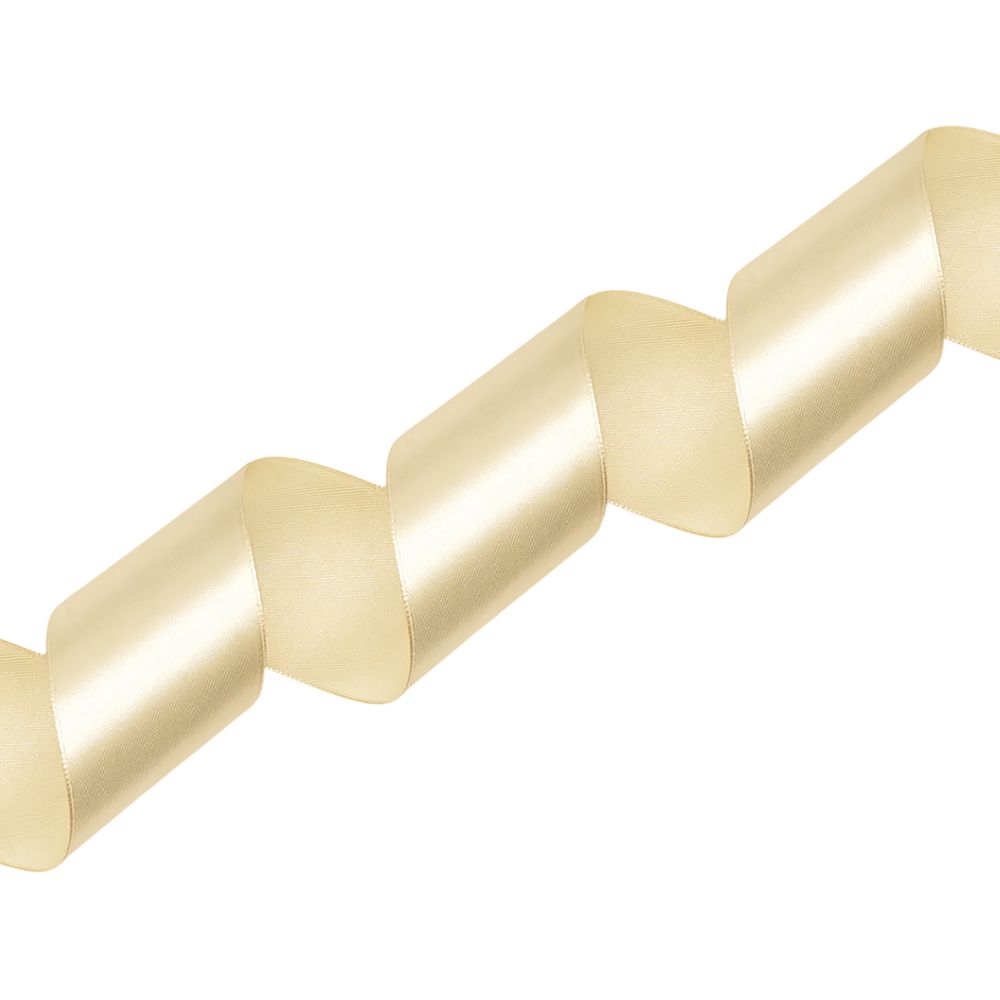 Лента атласная 1-сторонняя 50.0 мм / 22.86±1 метров, 053 кремовый, Globus